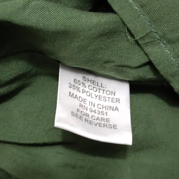 NWT Joy Joy | Tiered Embroidered Dress Green Spaghetti Strap | Size L - Picture 13 of 14